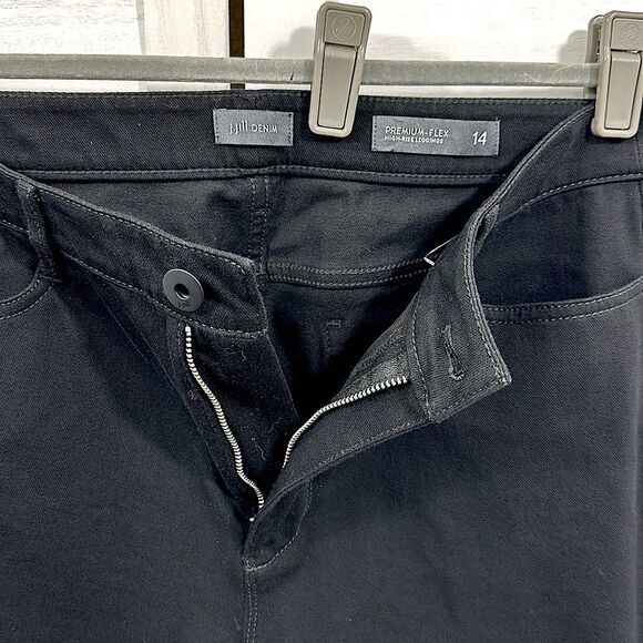 J. Jill Denim Leggings Size 14 High Rise Premium-Flex NWOT - Picture 6 of 13